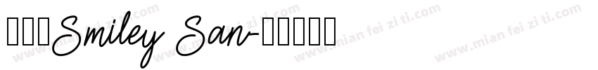 得意黑Smiley San字体转换